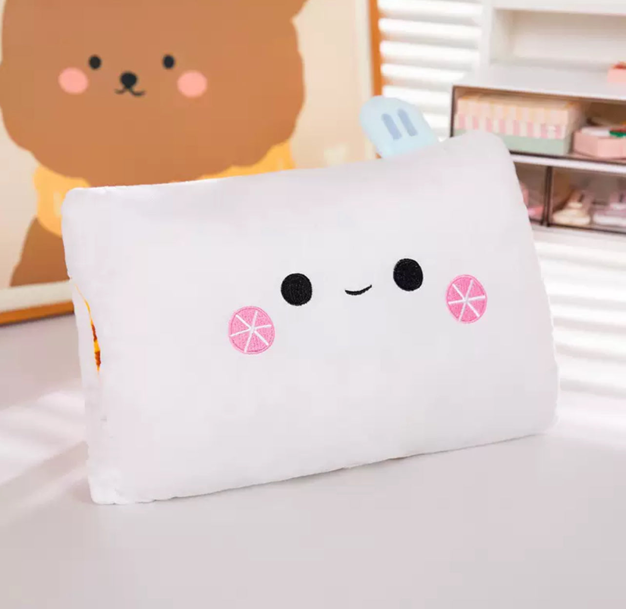 Pink Cheeks Cloud Pillow
