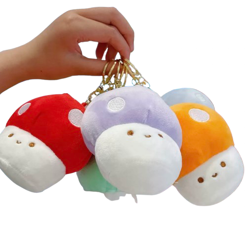 Mini Mushroom Bag Charm