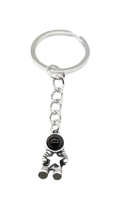 Astronaut Star Keychain