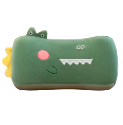 Happy Dino Travel Lumbar Pillow