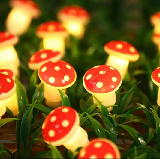 Mushroom Glow String Lights