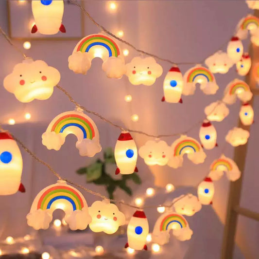 Rainbow Glow String Lights